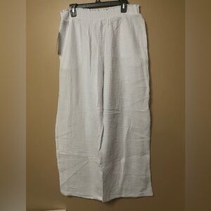 Women’s White Cover Up - Pants